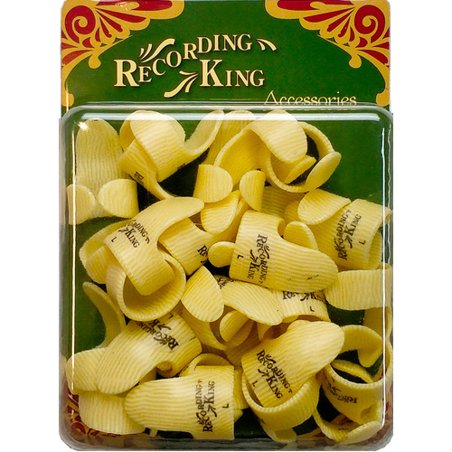 Recording King Large Ivoroid Finger Picks Pack of 30