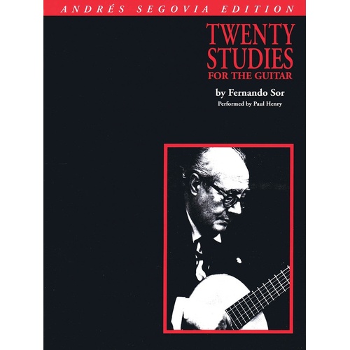 20 Studies For Guitar Book Only (Softcover Book)