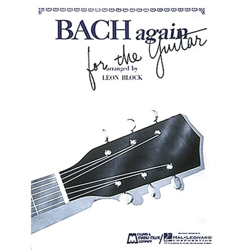 Bach Again For Guitar Arr Block 