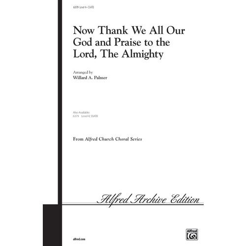 Now Thank We All Our God SSATB