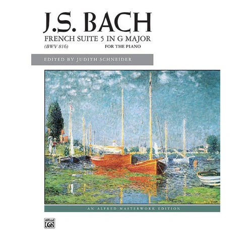Bach French Suite in G Major Piano Sheet Music