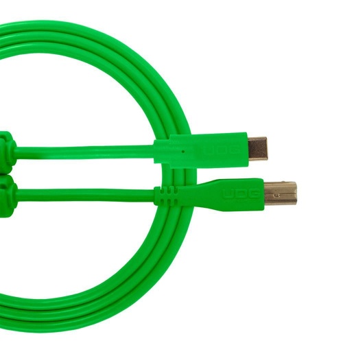 UDG Ultimate USB 2.0 C-B Green Cable 15m