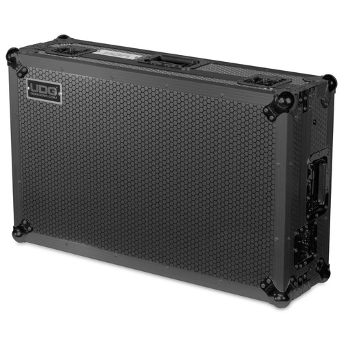 UDG Ultimate Flight Case for Pioneer DDJ-REV7 with Laptop Shelf & Wheels, Black (UDG-U91078BL)