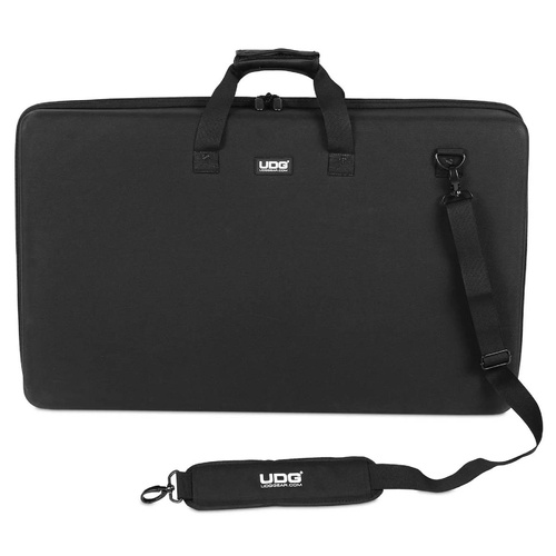 UDG U8329BL Creator AlphaTheta DDJ-GRV6 Hardcase - Black, Lightweight EVA, Water-Repellent, Fits DJ Controller, Durable Protection