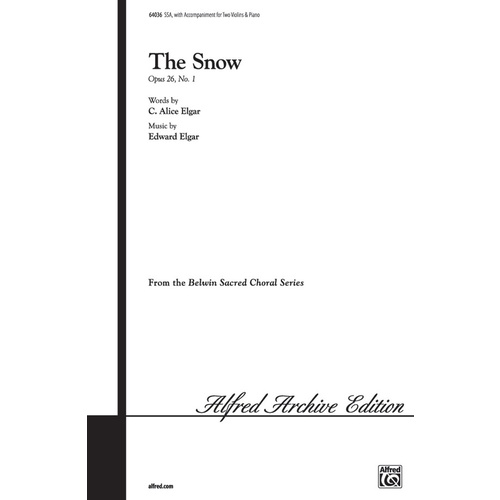 Snowthe SSA Choral Sheet Music