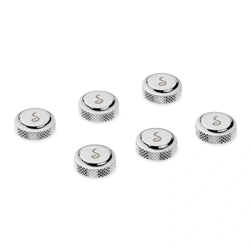 Schaller Machine RearLock Chrome Knurled Wheel Replacement