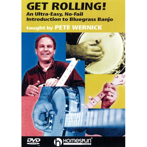 Get Rolling Easy Intro To Bluegrass Banjo DVD 