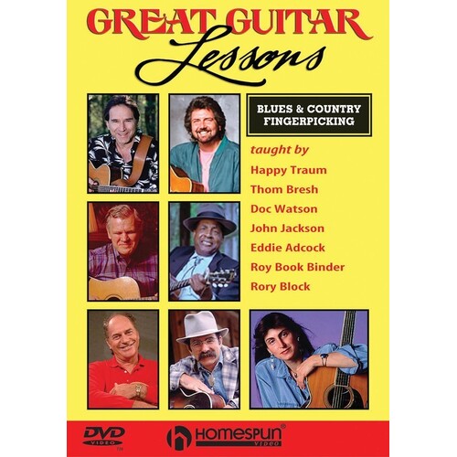 Great Guitar Lessons Blues and Country Fingerpicking DVD (DVD Only)