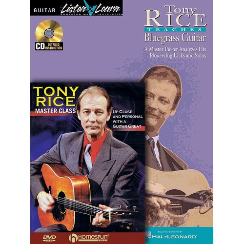 Tony Rice Guitar Bundle Pack Book/CD/DVD (Softcover Book/CD/DVD)