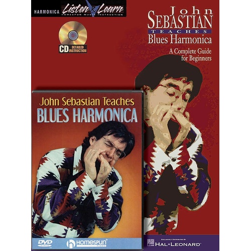 Beginning Blues Harmonica Book/CD/DVD (Book/CD/DVD)