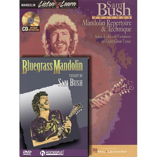 Sam Bush Mandolin Bundle Pack Book/CD/DVD (Softcover Book/CD/DVD)