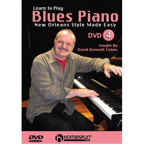 Learn To Play Blues Piano DVD 4 New Orleans Style (DVD Only)