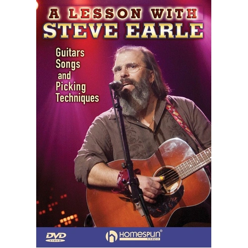 Steve Earle - Guitar Songs, Picking Techniques and Arranging DVD
