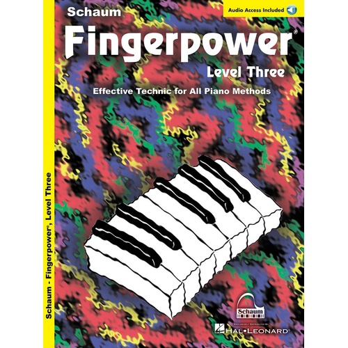 Schaum Fingerpower Level 3 Book/Online Audio (Softcover Book/Online Audio)