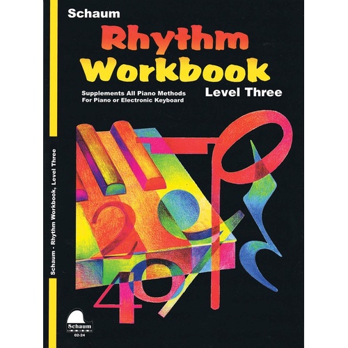 Schaum Rhythm Workbook Lev 3 (Softcover Book)