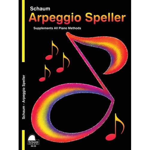 Schaum Keynote Arpeggio Speller (Softcover Book)