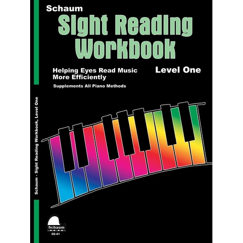 Schaum Sight Reading Workbook Lev 1 (Softcover Book)