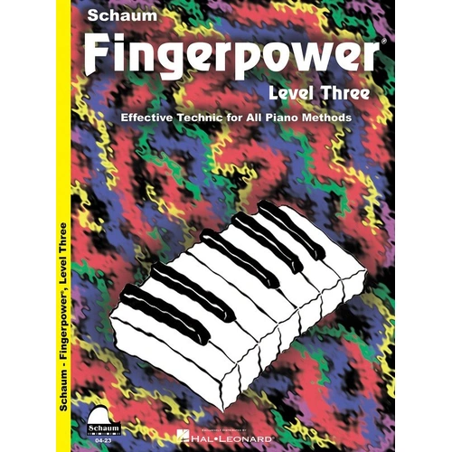 Schaum Fingerpower Level 3 Piano Exercise Book 24 Pages