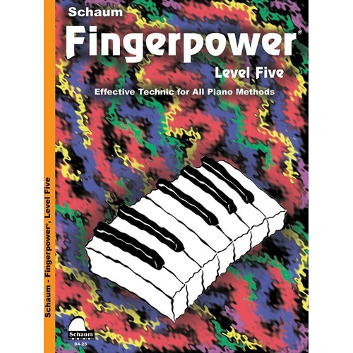 Schaum Fingerpower Level 5 Piano Exercises