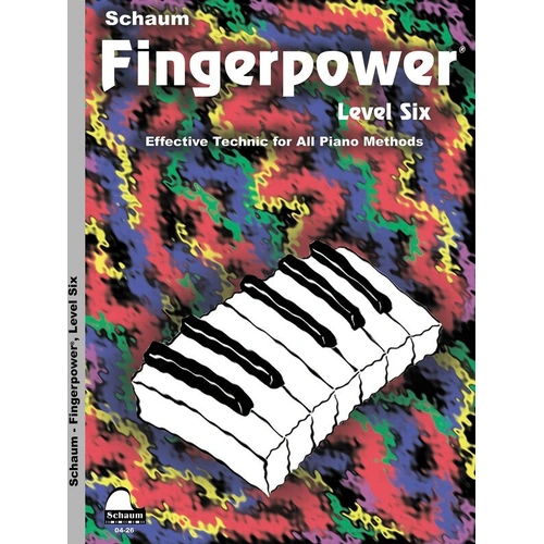 Schaum Fingerpower Level 6 for Piano - 24 Pages
