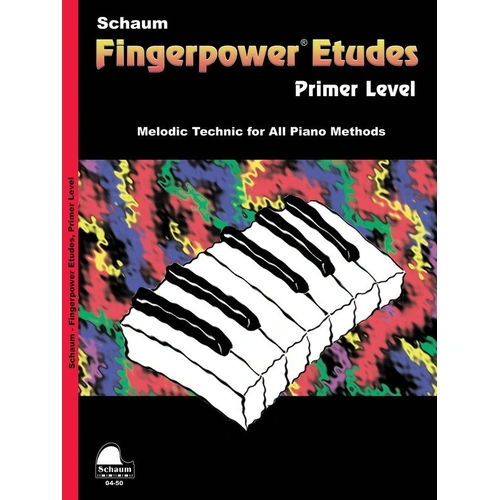 Schaum Fingerpower Etudes Primer Level for Piano - 24 Pages