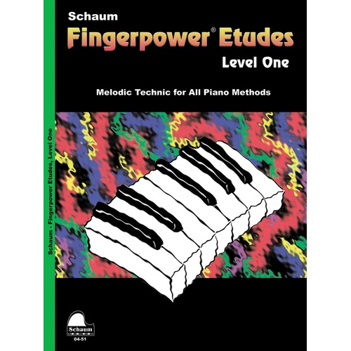 Schaum - Fingerpower Etudes Level 1 (Softcover Book)