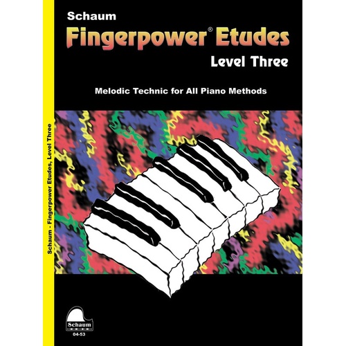 Schaum - Fingerpower Etudes Level 3 (Softcover Book)