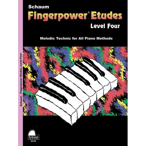 Schaum Fingerpower Etudes Level 4 (Softcover Book)