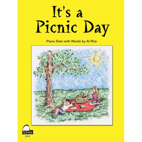 Its A Picnic Day Piano Solo With Words (Softcover Book)