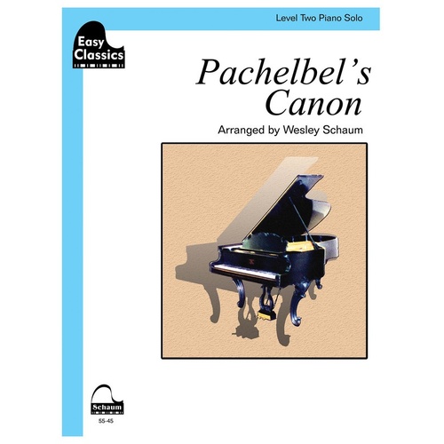 Pachelbels Canon Easy Piano Arr Schaum (Sheet Music)