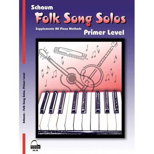 Schaum Folk Song Solos Primer Level (Softcover Book)