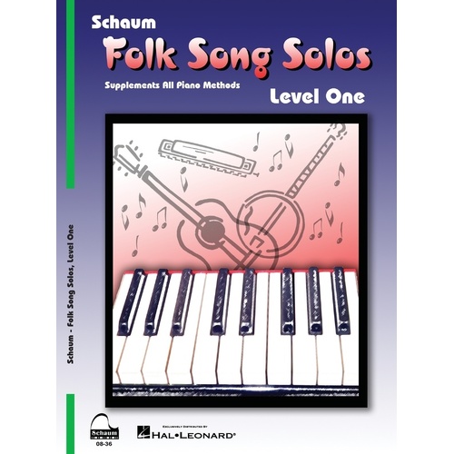 Schaum Folk Song Solos Lev 1 Piano Softcover Book (Piano)