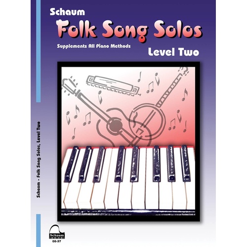 Schaum Folk Song Solos Level 2 (Softcover Book)