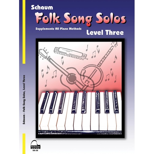 Schaum Folk Song Solos Level 3 (Softcover Book)