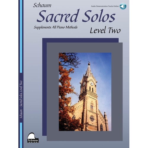Schaum - Sacred Solos Lev 2 Book/Online Audio (Softcover Book/Online Audio)