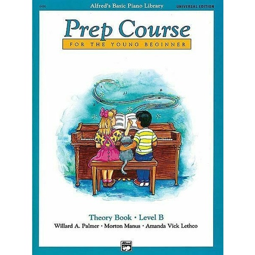 Alfred's Basic Piano Library Prep Course Theory Level B Book
