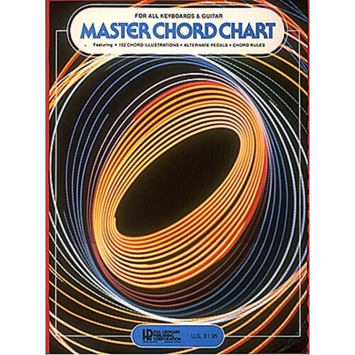 Master Chord Chart Keyboard Guitar (Softcover Book)