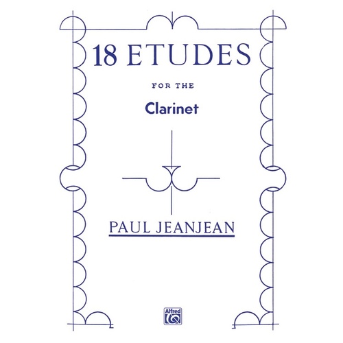 18 Etudes for Clarinet - Piano Sheet Music