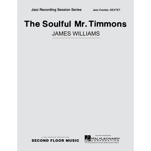 Soulful Mr Timmons Sextet Sfmjc (Music Score/Parts)