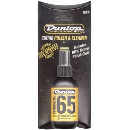 Dunlop Formula No. 65 Guitar Polish Cleaner with Micro Fibre Cloth