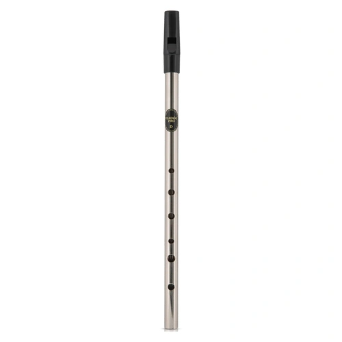 Feadog Nickel Pro D Whistle Pack with Instructions and Fingering Chart