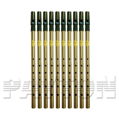 Feadog Brass C Irish Whistle Box of 10 - Hygiene Sealed