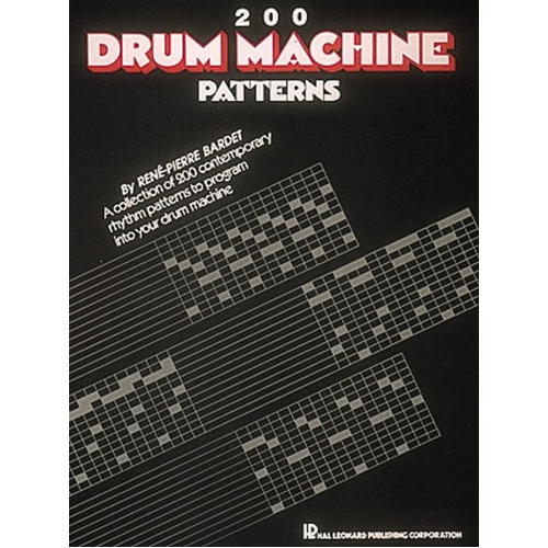 200 Drum Machine Patterns (Softcover Book)