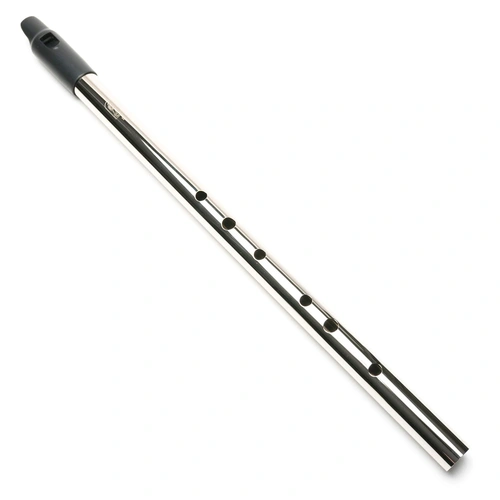 Howard Low D Whistle in Polished Nickel with Carry Case