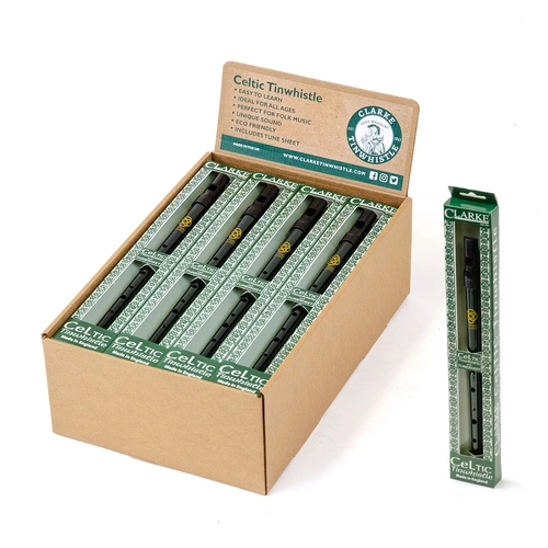 Clarke Celtic Whistle – Counter Display of 20 Pieces