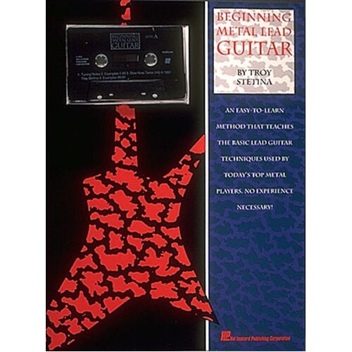 Beginning Metal Lead Guitar Book Cass 