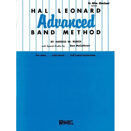Advanced Method E Alto Clarinet (Softcover Book)