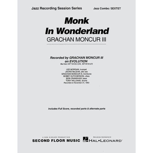 Monk In Wonderland 3 Hns Rhythm Sextet Sfm4-5 (Music Score/Parts)