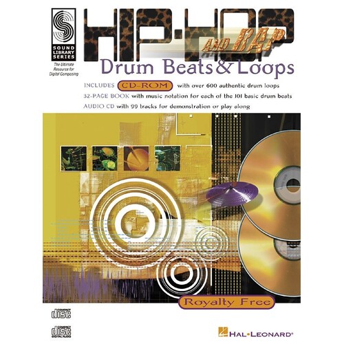 Hip Hop And Rap Beats And Loops Book/CD Drum (Softcover Book/CD)
