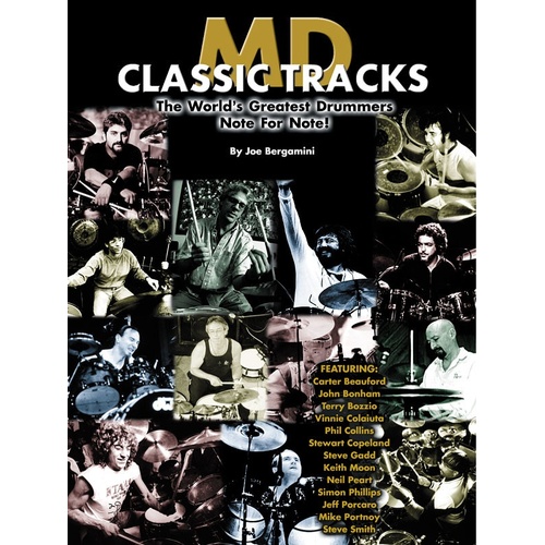 Modern Drummer Md Classic Tracks Note For Note (Softcover Book)